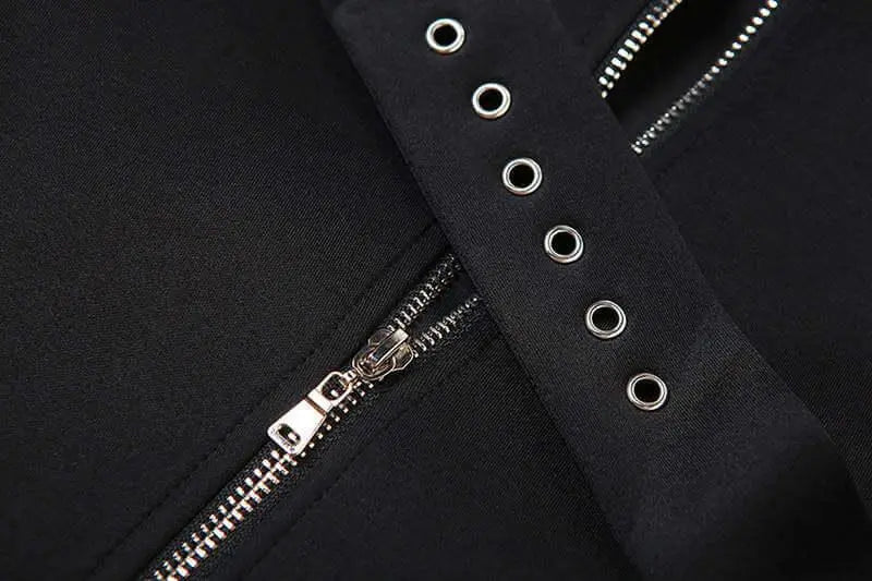 Irregular Fashionable Turtleneck Coat - Sleek Design & Comfort fit - QVA COUTURE