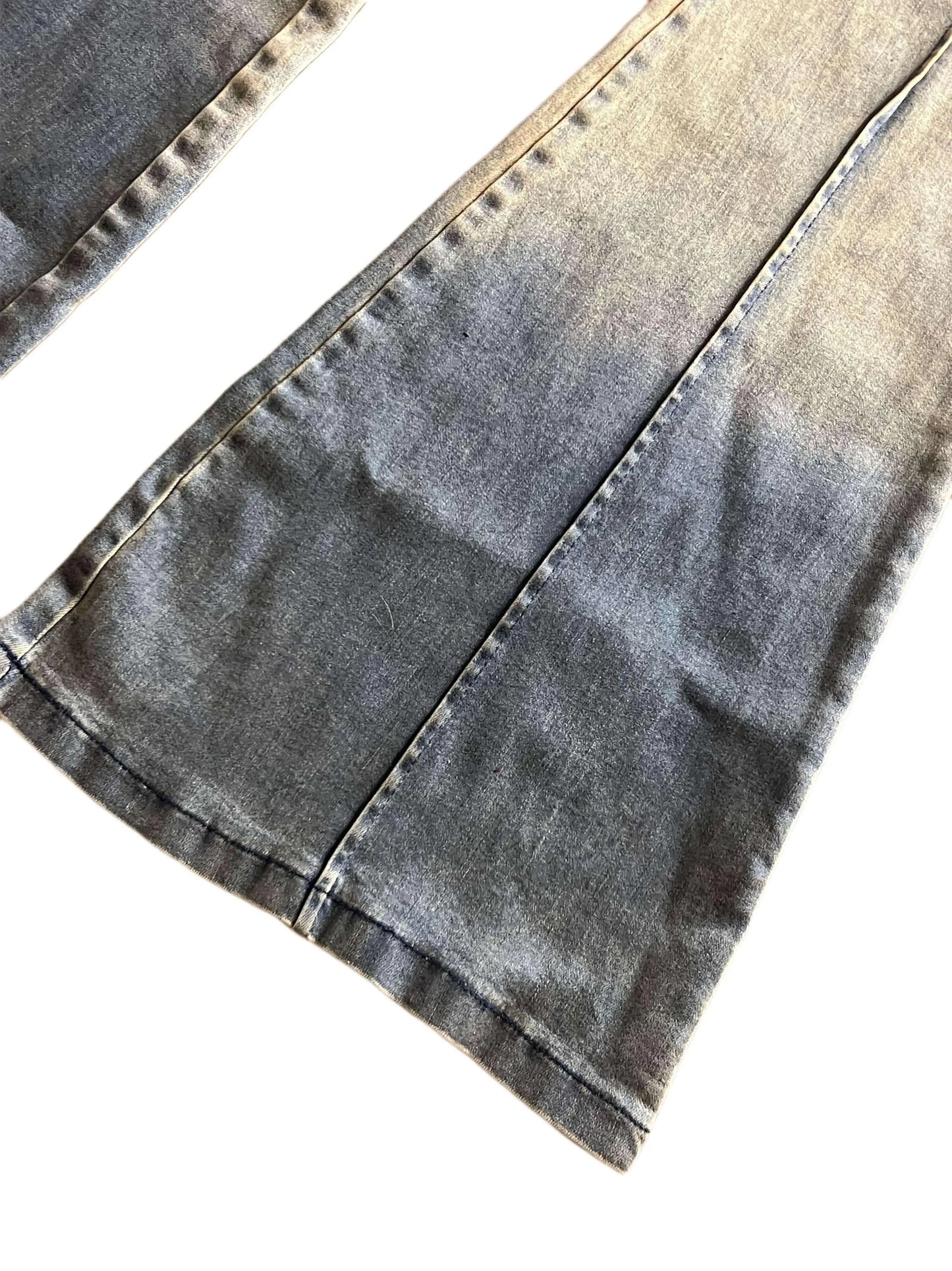 90s Med Wash Denim Pants - QVA COUTURE