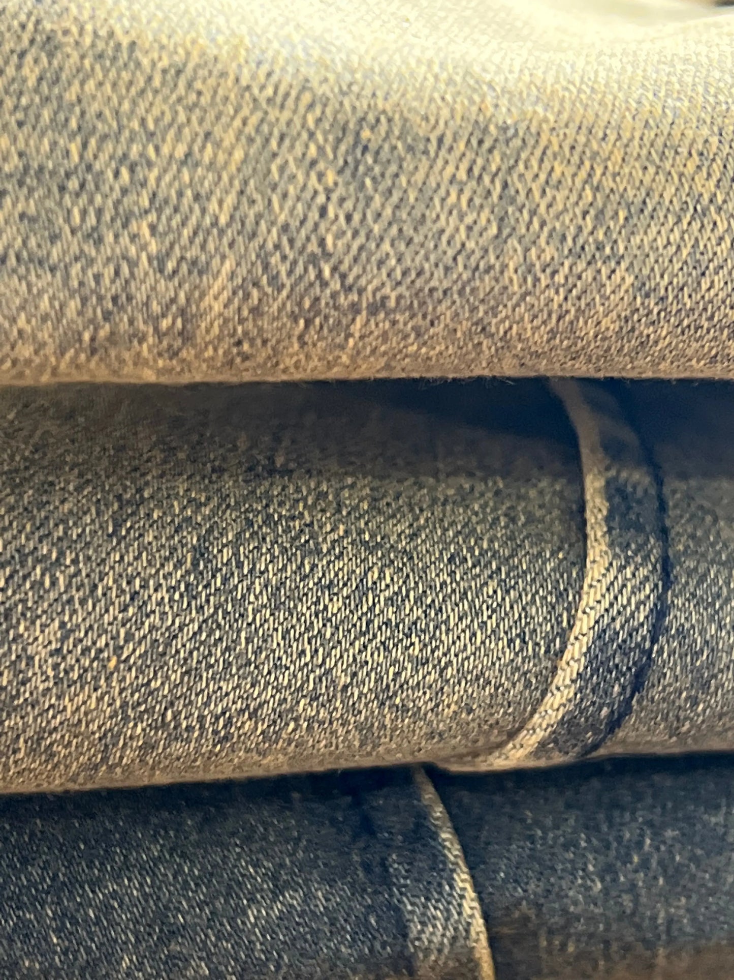 90s Med Wash Denim Pants - QVA COUTURE