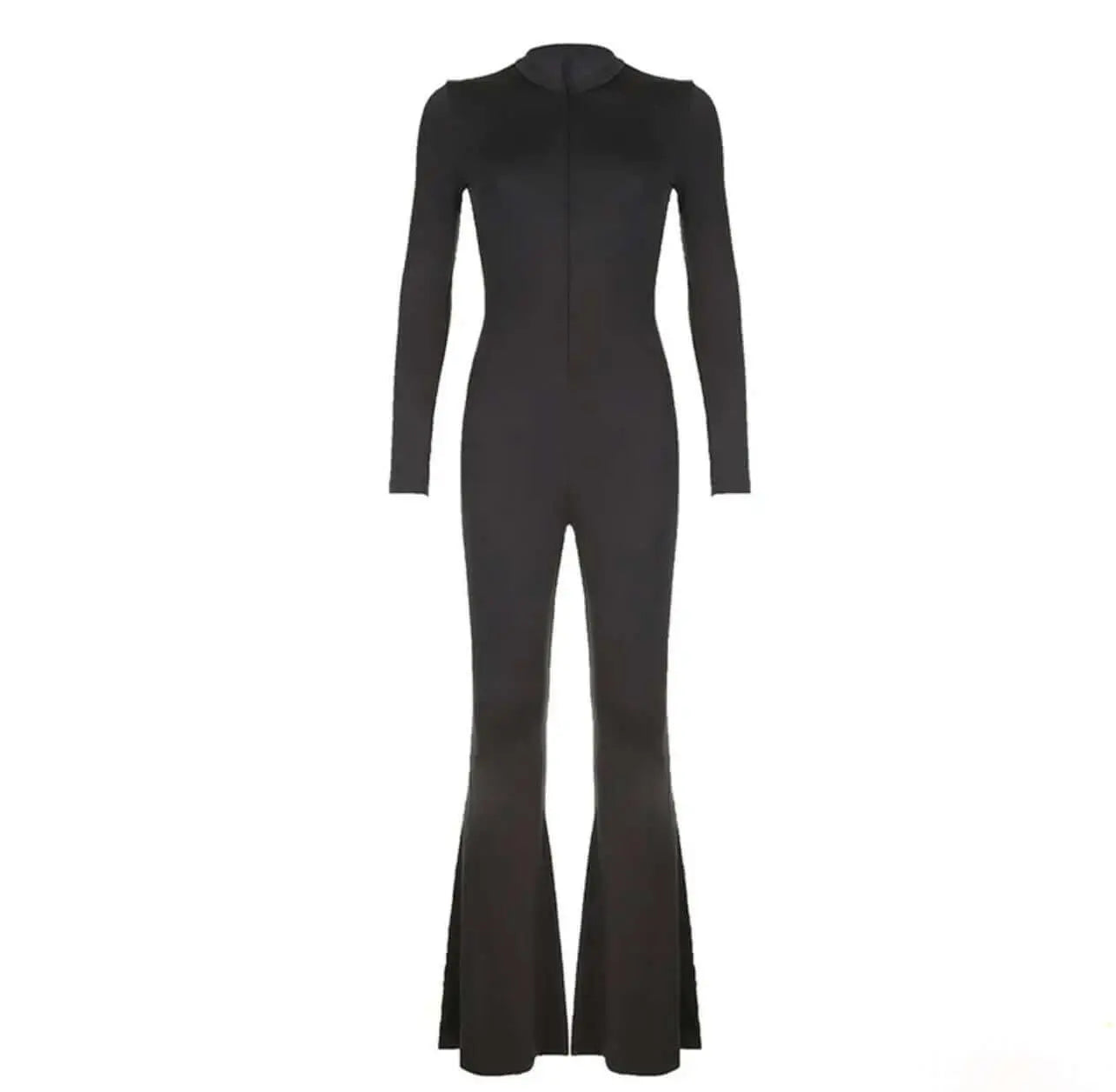 Jumpsuit Sports Workout Gray Pants - QVA COUTURE