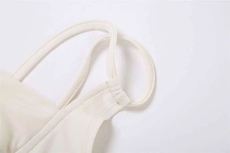 Women’s Slim-Fit Tank Top | Fashion Suspenders Backless - QVA COUTURE