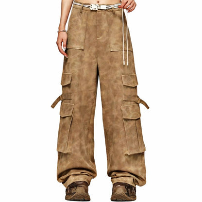 Multiple Pockets Pants . Y2k Streetwear style baggy jeans