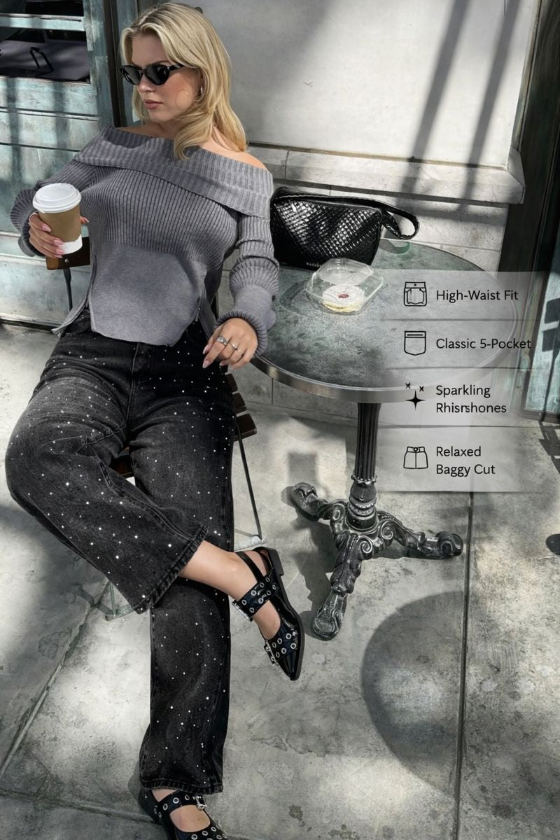 Washed Gradient Color Straight-leg pants