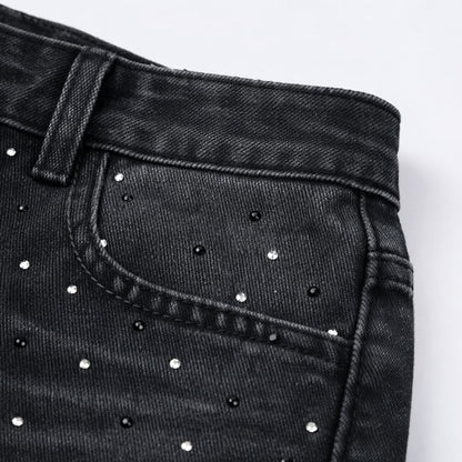 Washed Gradient Color Straight-leg pants