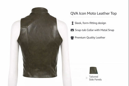 Motorcycle Leather Jacket. Y2k Cool girl style