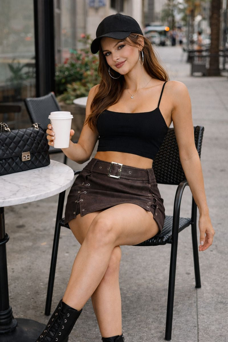 Autumn Brushed Skirt. QVA