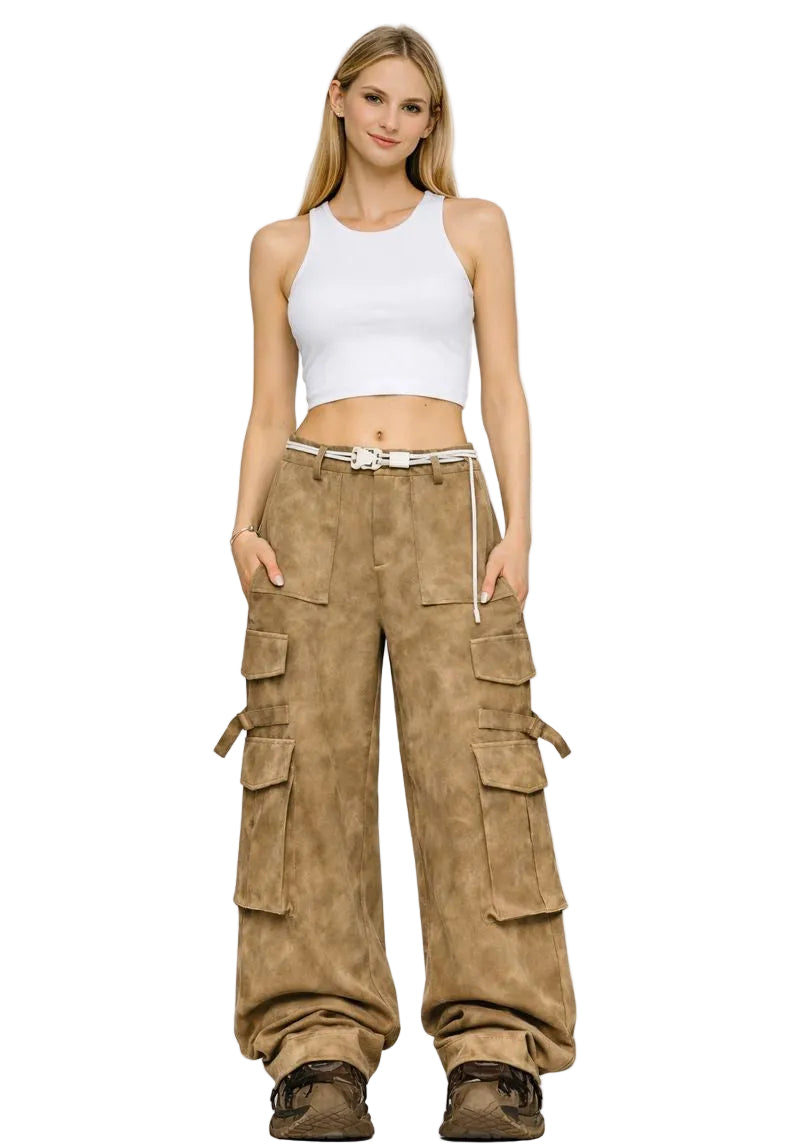 Multiple Pockets Pants . Y2k Streetwear style baggy jeans QVA