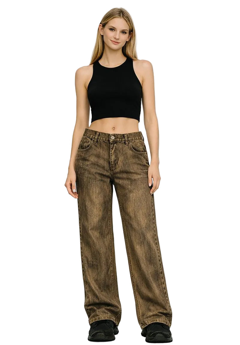 Industrial Casual Cargo Jeans. Trending Casual Style QVA