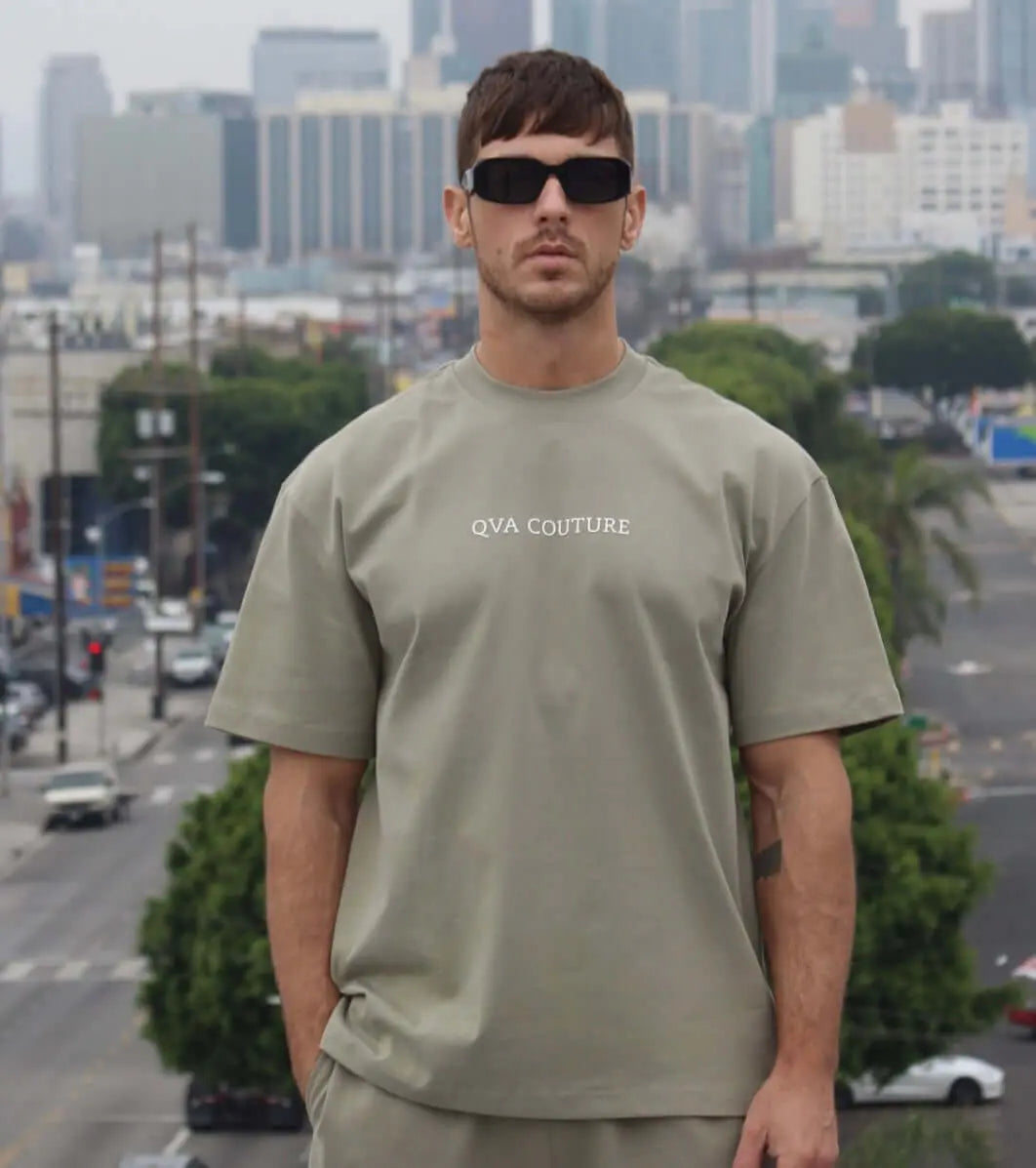 QVA Plain T-shirt Oversized - QVA COUTURE